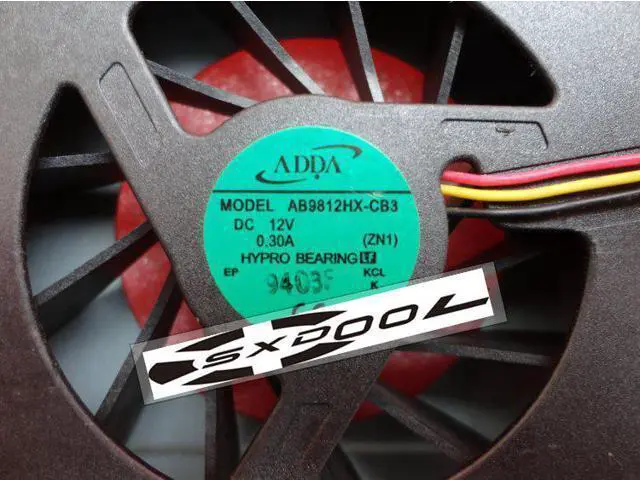 Alt view image 2 of 4 - ADDA AB9812HX-CB3 ZN1 KSB0712HB PN:3AZN1FATP00 For HP MS200 Fan All-in-One CPU Cooling Fan HP MS206CN MS208CN Fan 12V 0.4A