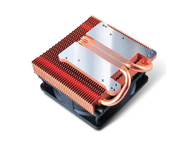 Alt view image 2 of 5 - K80 2 copper heatpipe copper plating heatsink Graphics card cooler 80mm quiet fan VGA cooling GPU radiator 3pin & Molex