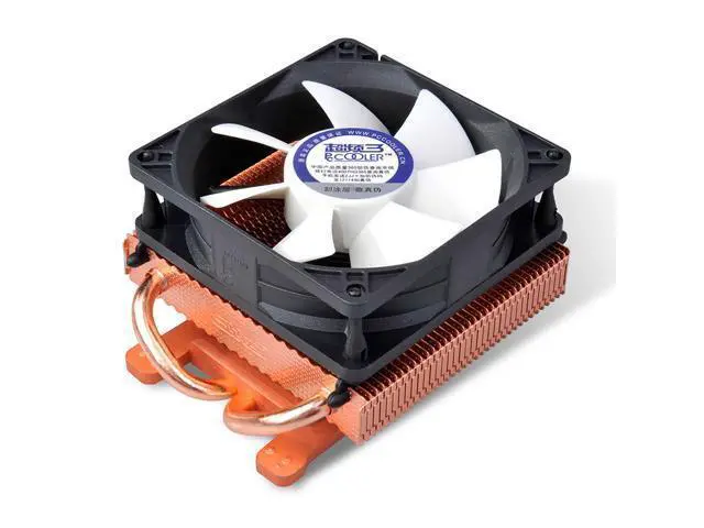Alt view image 4 of 5 - K80 2 copper heatpipe copper plating heatsink Graphics card cooler 80mm quiet fan VGA cooling GPU radiator 3pin & Molex