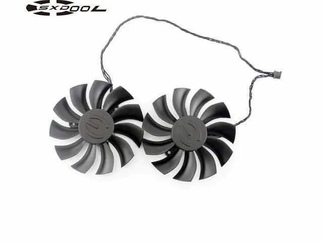 Alt view image 2 of 6 - 2PCS/Lot PLA09215B12H 12V 0.55A 86mm 4Pin For EVGA GTX1080TI SC GTX 1080 Ti SC Black Edition SC2 Fan Graphics Card Cooling Fan