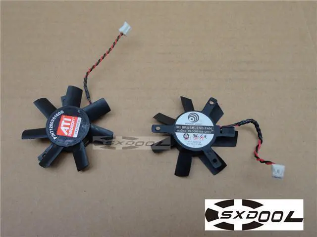 Alt view image 2 of 4 - SUNON 125010VX-A 11.MS.B2484.GN DC 12V 2.3W Server Round Fan , graphics card fan diameter 4.5cm hole 3.2cm POWER LOGIC PLD05010S12HH 2-wire 2-pin