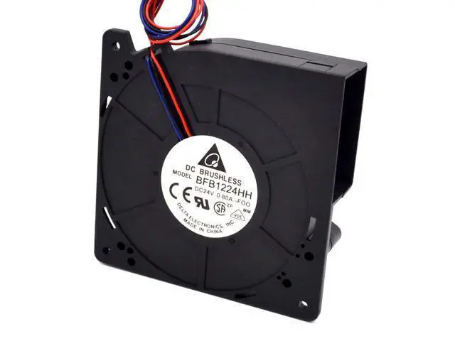 Alt view image 2 of 6 - BFB1224HH 12cm 24V 0.8A 12032 turbo blower fan DELTA 120*120*32mm
