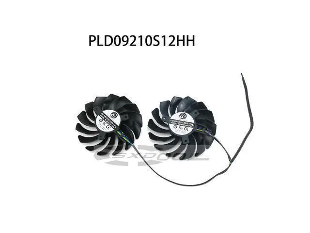 Alt view image 3 of 5 - 1 pair For MSI RX 470 480 570 580 ARMOR RADEON RX488 RX578 RX588 RX478 4G graphics card cooling fan PLD09210S12HH