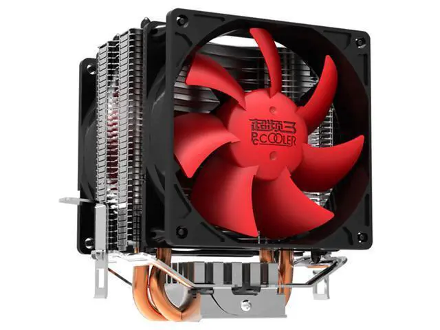 Alt view image 4 of 6 - 2 Heatpipe CPU Cooler Double 80mm quiet cooling fan For intel LGA 775 1150 1151 1155 1556 AMD AM4 AM3