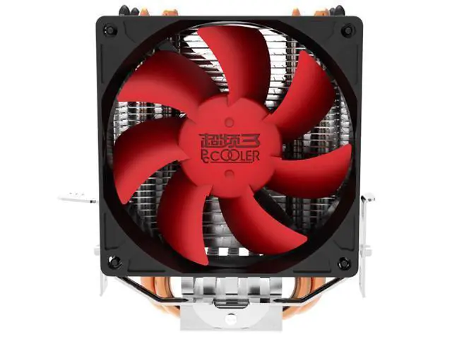 Alt view image 2 of 6 - 2 Heatpipe CPU Cooler Double 80mm quiet cooling fan For intel LGA 775 1150 1151 1155 1556 AMD AM4 AM3