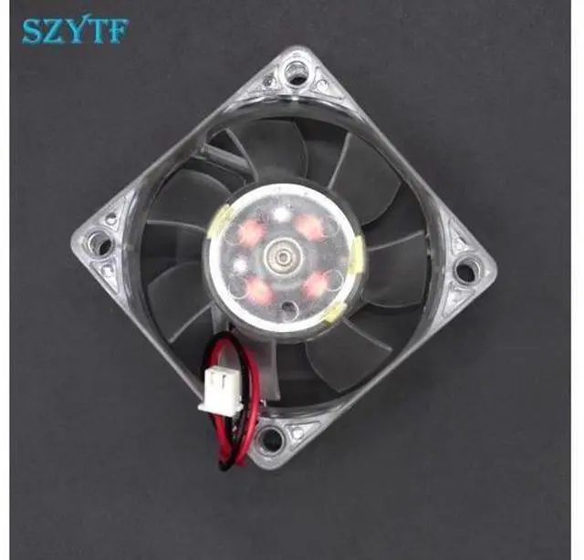 Alt view image 4 of 4 - New YY6025H12B 6025 12V 0.25A Transparent 6CM cooling Large wind double ball bearing fan 60*60*25mm