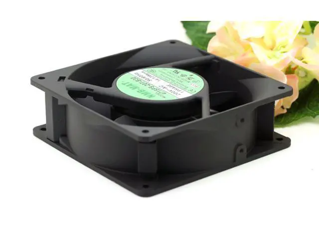 Alt view image 3 of 5 - NEW NMB-MAT 4715PS-20T-B30 200V 14/13W 12038 aluminum frame suitable for 220V industrial case cooling fan