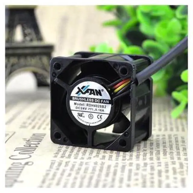 Main image of RDH4028B2 4028 4CM 24V 0.16A 3-wire double ball cooling fan
