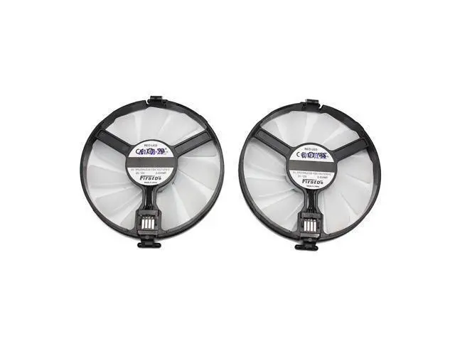 Alt view image 3 of 5 - 1 pair FDC10U12S9-C Cooler Fan Replace XFX AMD Radeon RX 470 480 580 RX580 RX480 RX470 EDITION Crimson Graphics Card Cooling Fan