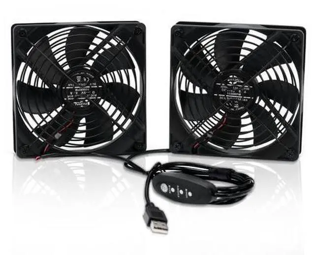 Main image of NEW 120mm DC 5V USB Fan Mining Computer Chassis Workstation Radiator 12cm 120mmx25mm High Speed Router Server Cooling Fan SXDOOL SXD12025L05R