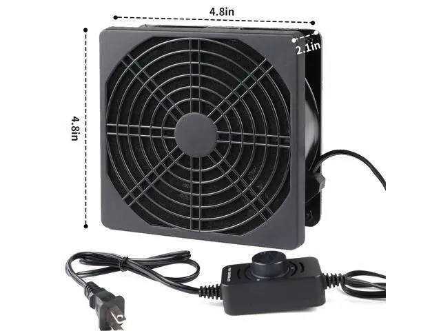 Alt view image 5 of 6 - 120V Solder Smoker Absorber Remover Fume Extractor Smoke Prevention DIY Working Cooling Fan Soldering with spare Carbon filter SXDOOL SXD12038B1LM