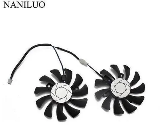 Main image of HA8010H12F-Z 75MM 2Pin GTX1050 2GT OC GPU Cooler DUAL Fan MSI Gece GTX 1050Ti GTX 1050 Ti 4GT-OC Graphic Card Cooling Fan