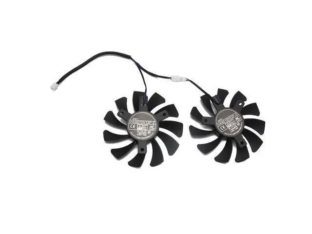 Alt view image 3 of 4 - HA8010H12F-Z 75MM 2Pin GTX1050 2GT OC GPU Cooler DUAL Fan MSI Gece GTX 1050Ti GTX 1050 Ti 4GT-OC Graphic Card Cooling Fan