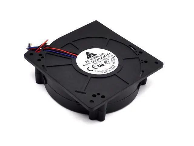 Alt view image 5 of 6 - BFB1224HH 12cm 24V 0.8A 12032 turbo blower fan DELTA 120*120*32mm