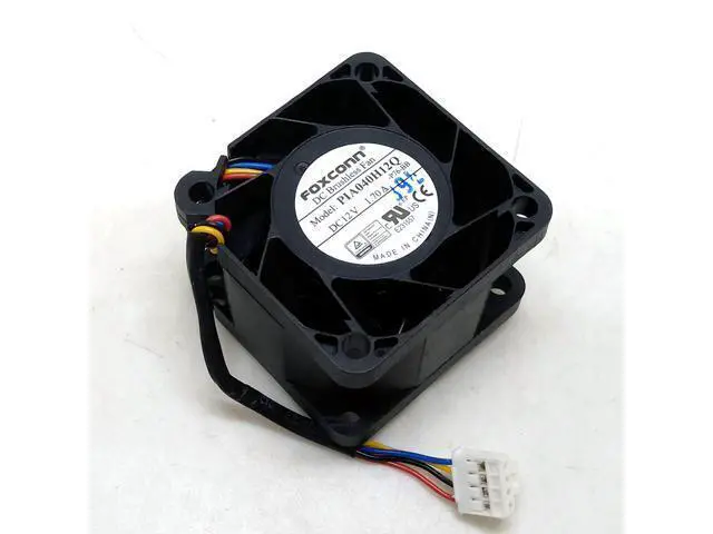 Alt view image 3 of 4 - cooling fan PIA040H12Q Foxconn 4cm Wing Bit Power Fan 4028 12V High Speed PWM Fan