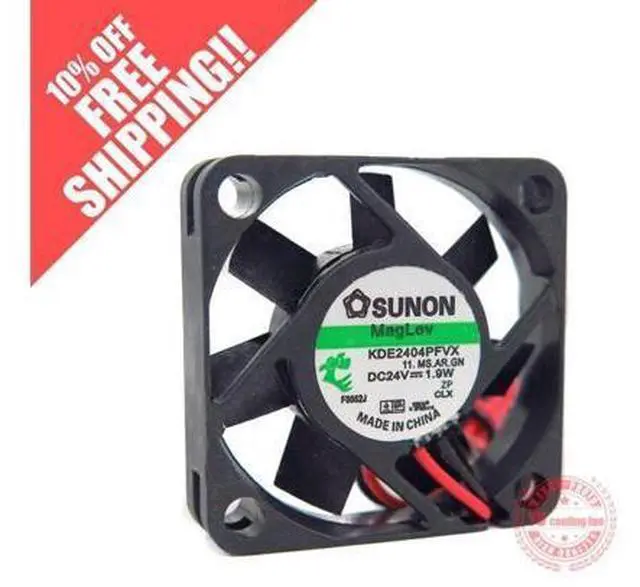 Main image of SUNON 4010 KDE2404PFVX DC 24V 1.9W 2 lines silence cooling fan