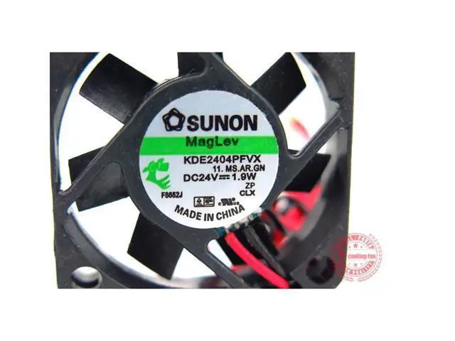 Alt view image 4 of 4 - SUNON 4010 KDE2404PFVX DC 24V 1.9W 2 lines silence cooling fan