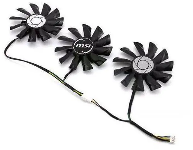 Main image of For MSI GTX1080ti 1080 1070ti 1070 1060 980ti Dark Dragon Graphics Fan PLD09210S12HH DC12V 0.40A 4-wire cooler (3PCS/Lot)