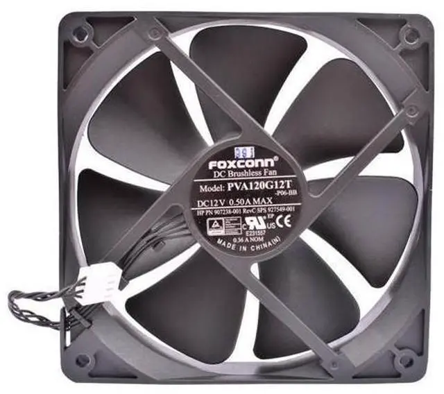 Main image of NEW PVA120G12T Foxconn 12cm 12025 12V 0.50A server chassis CPU cooling