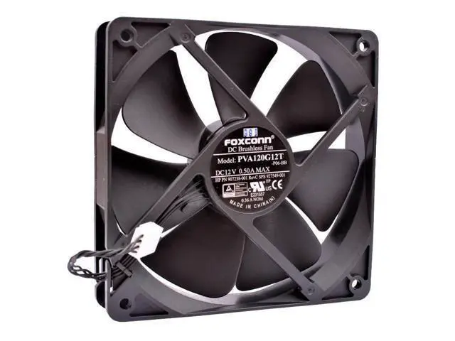 Alt view image 2 of 4 - NEW PVA120G12T Foxconn 12cm 12025 12V 0.50A server chassis CPU cooling