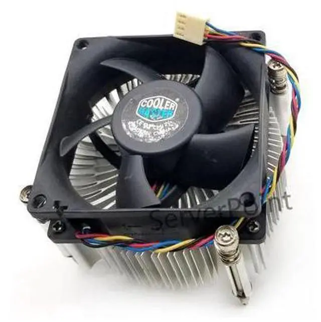 Main image of 4 wires 644724-001 Desktop CPU Cooling Fan PC Heatsink Aluminum and plastic Cooling Fan