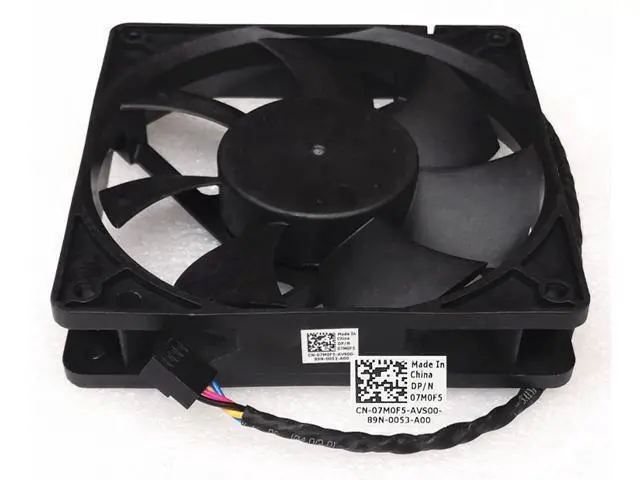 Alt view image 2 of 5 - AVC 12025 12cm fan double ball 4-wire data125b2g 12V 1.02a 7m05f pwm cooling fan