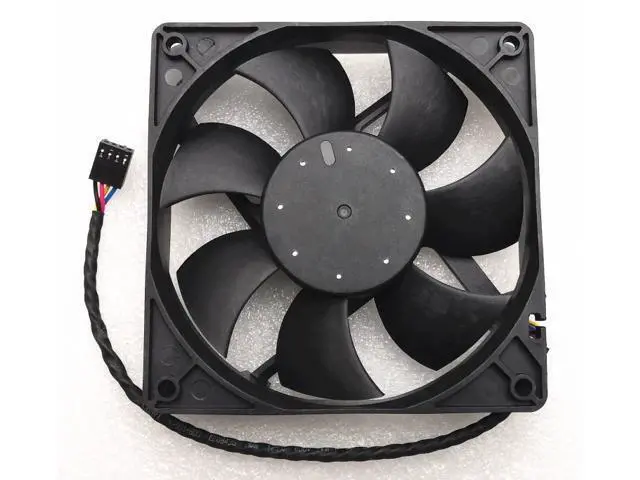Alt view image 4 of 5 - AVC 12025 12cm fan double ball 4-wire data125b2g 12V 1.02a 7m05f pwm cooling fan