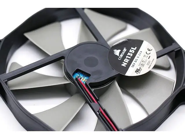 Alt view image 3 of 3 - 135mm fan NR135L 13.5cm 12V 0.22A HX750/1000 Power Cooling Fan case chassis cooler