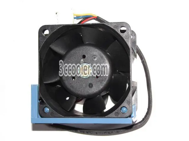 Alt view image 3 of 3 - AVC 60x38mm 2B06038B12G 12V 2.20A DL180G6 P4300 G2 519199-001 530748-001 4 Wires 4 Pins Server Fan With blue Bracket