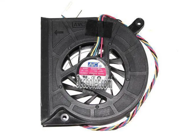Main image of AVC BASA0819R5U P009 5V 0.6A 4 Wires 4 Pins notebook fan vga cooler for Wistron P/N:23.10393.001 Rev.A
