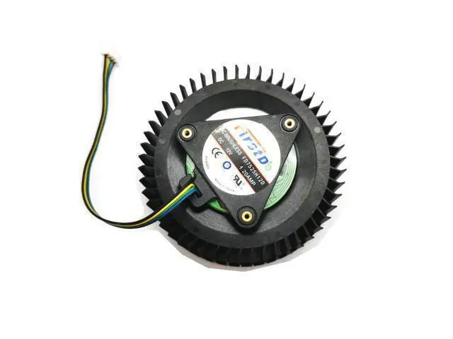 Alt view image 5 of 6 - Graphics card fan FD7525H12D 12V 1.20A 4PIN For ASUS TURBO RTX 2060 2070 2080 2060S 2070S 2080TI 75*25mm PLB07525B12HH