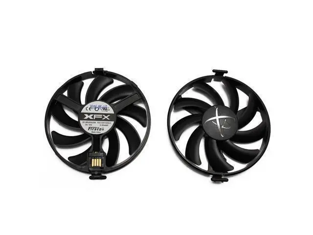 Alt view image 3 of 4 - For XFX AMD Radeon R7 370 RX 470 480 570 580 RX460 RX 460 fan 95mm FDC10H12S9-C Black