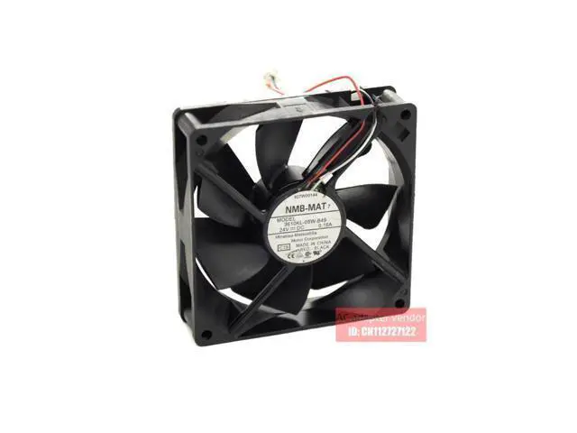 Alt view image 2 of 5 - 3610KL-05W-B49 24V 0.16A NMB-MAT NMB 92*92*25 3 wire cooling fan