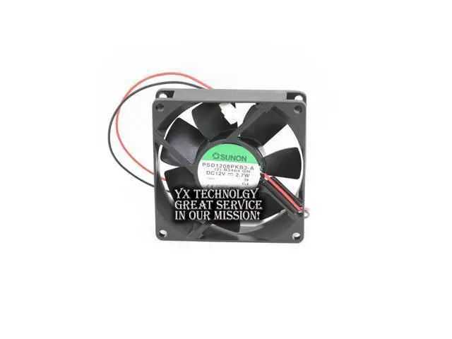 Alt view image 4 of 6 - SUNON New PSD1208PKB3-A 8025 12V 2.7W 8CM dual ball bearing cooling fan 80*80*25mm