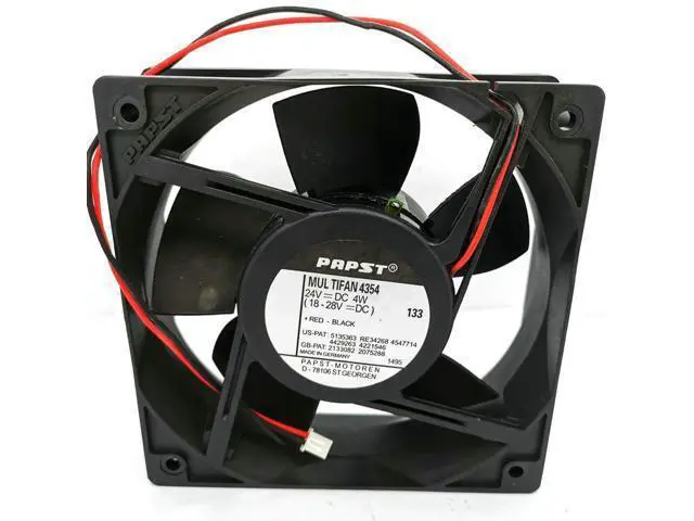 Alt view image 3 of 5 - EBM PAPST MULTIFAN 4354 24V 4W 120*120*38MM converter axial flow cooling fan
