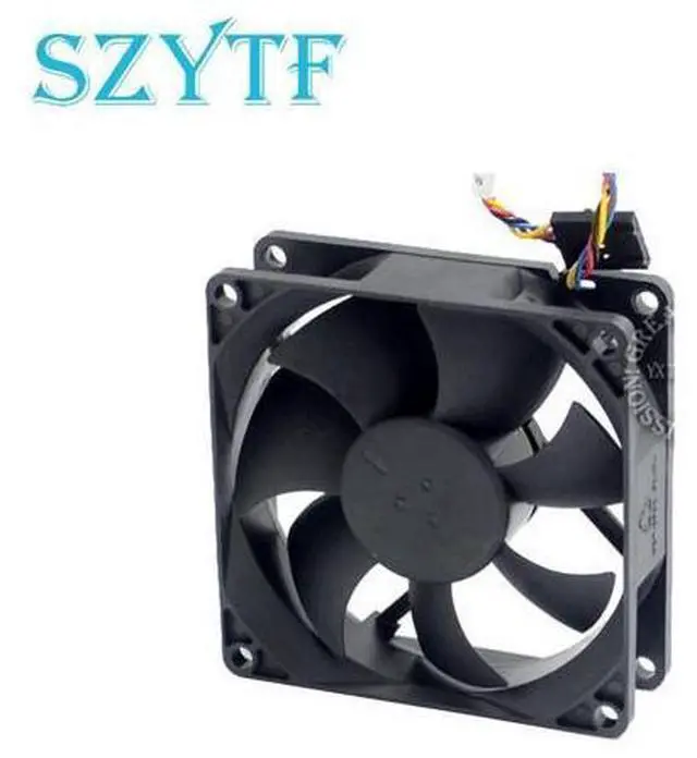 Main image of 2pcs\/Lot 8025 PVA080G12H-P01 12V 0.6A 4Wire For 775 CPU Cooler Fan Server Inverter Radiator DC Brushless