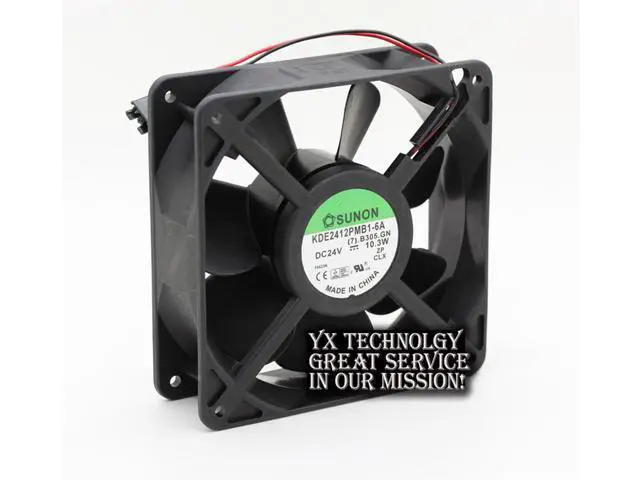 Alt view image 2 of 6 - SUNON and KDE2412PMB1-6A 12038 12cm 24V 10.3W inverter fan 120*120*38mm