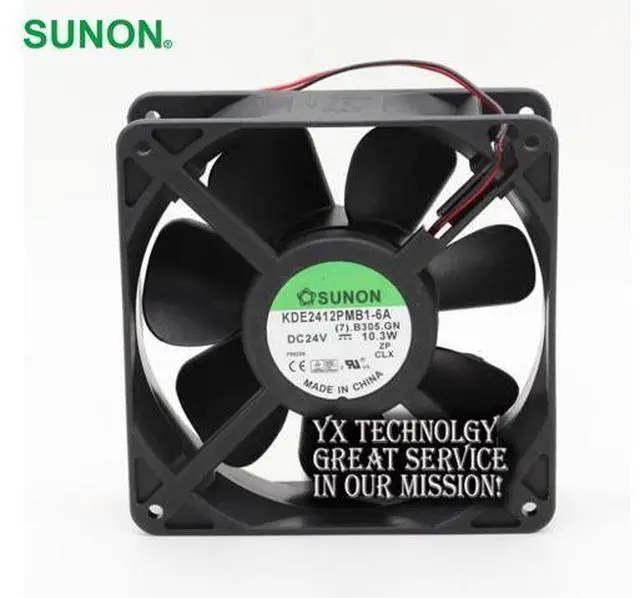 Main image of SUNON and KDE2412PMB1-6A 12038 12cm 24V 10.3W inverter fan 120*120*38mm