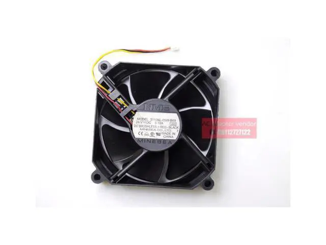 Alt view image 4 of 6 - NMB-MAT 8025 24V 0.18A 3110KL-05W-B69 Power Inverter 8cm fan 3 lines