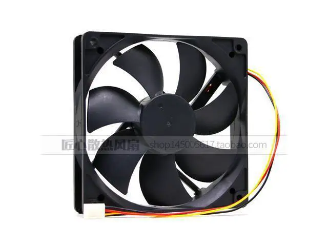 Alt view image 2 of 2 - SNOW FAN YY12025H24B Server Cooling Fan DC 24V 0.25A 120x120x25mm 3-wire