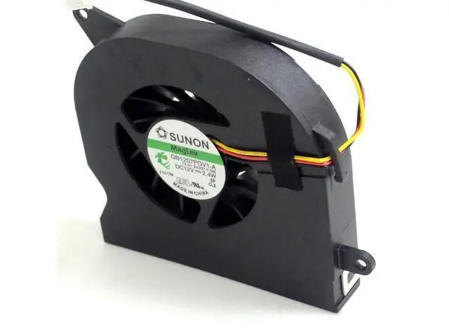 Alt view image 2 of 6 - GB1207PGV1-A, 13.V1.B4337.F.GN DC 12V 2.4W Server Laptop Fan