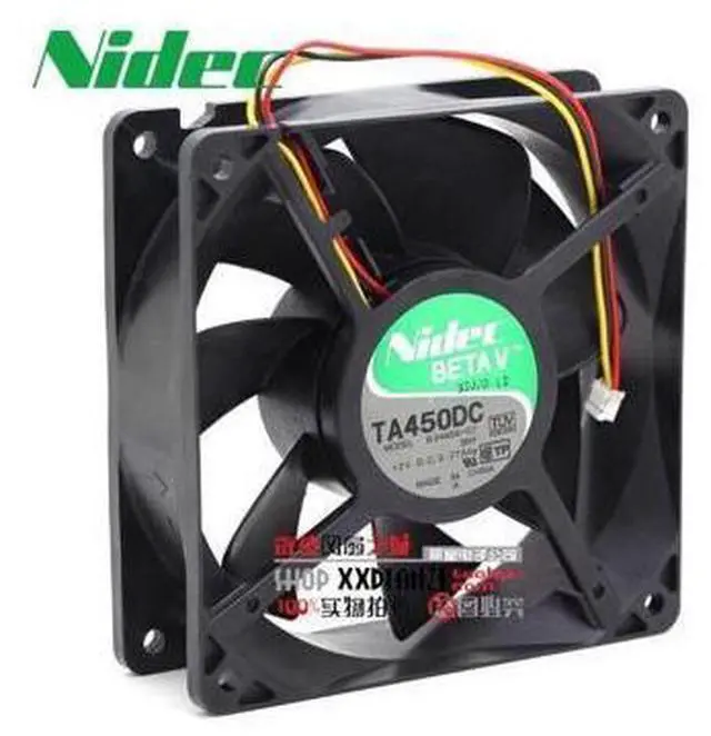 Main image of Nidec New and Original TA450DC B34659-57 120*120*38mm 12V 0.77A 12038 winds of fan tachometer