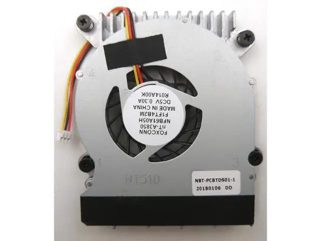 Alt view image 2 of 3 - New For Haier Mini2 Foxconn nT-A3850 NFB61A05H F1FT4B2M NBT-PCBMS01-1 PC CPU Fan With Heatsink