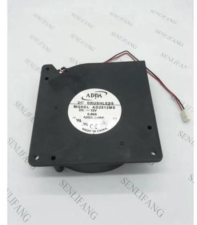 Main image of for ADDA AD2512MS DC 12V 0.60A 2-wire 120x120x32mm Server Blower Fan