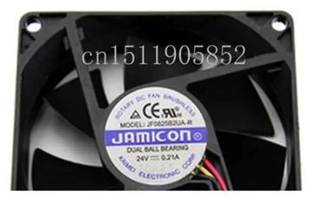 Main image of Original FOR JAMICON 8CM 8025 24V 0.21a fan jf0825b2ua-r 3-wire double roll
