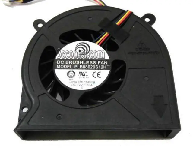 Main image of Orignal Power Logic PLB08020S12H 12V 0.6A 4 wires 4 pins Blower fan