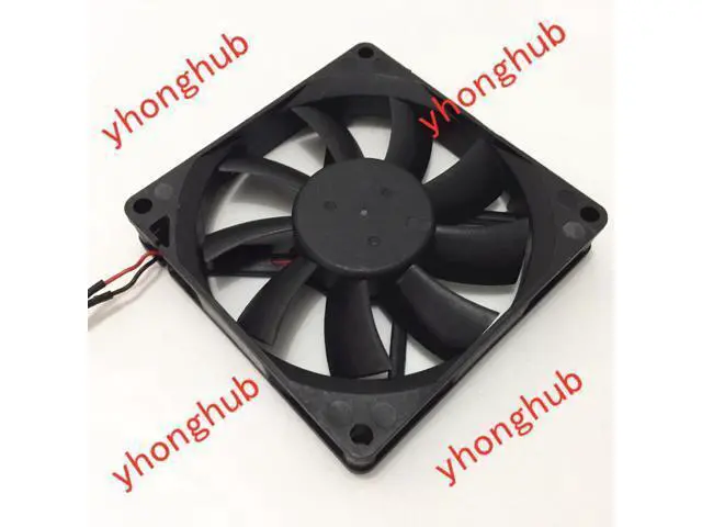 Alt view image 2 of 4 - COFAN F-8015H12B Server Cooling Fan DC 12V 0.35A 80x80x15mm 2-wire