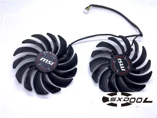 Main image of For MSI GeForce RTX 2070 GAMING Z 8G graphics card fan PLD10010B12HH 2-in-1 fan