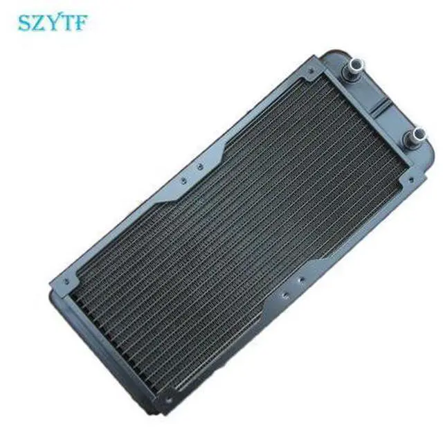Main image of 240mm 18/10 Tube Straight G1/4 Thread Water Cooling Radiator Heat Exchanger Computer PC Water Cooler System CPU Heat Sink