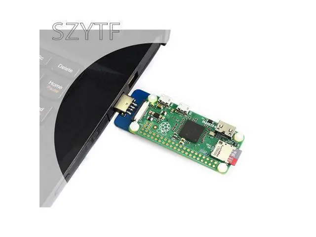 Alt view image 3 of 5 - Raspberry Pi Zero W Micro USB to type A USB adapter board Expansion board USB power supply